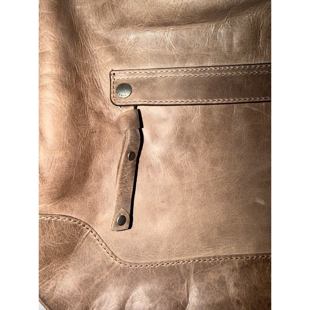 FRYE Mellissa zip boho large leather purse - Picture 12 of 16